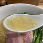 開運橋通 ふじ原 - 鴨の香りとアサリの旨味のスープ