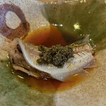 鮨駒 - はたはた とんぶり(スモーク)のせ