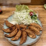 居酒屋 さくら - 揚げ餃子(お通し)