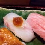 寿司と地魚料理　大徳家 - 【本日のおまかせ握り】の天然平目