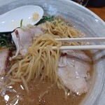 札幌ラーメン 柳 - 麺は細い
