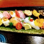 寿司と地魚料理　大徳家 - 本日のおまかせ握り
