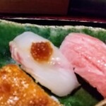 寿司と地魚料理　大徳家 - 【本日のおまかせ握り】の天然平目