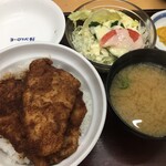 ヨーロッパ軒 - カツ丼セット（味噌汁、サラダ付き）