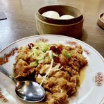 盛華 - 特製鶏肉ソースがけ＆中華バーンズ