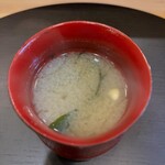 鮨駒 - 味噌汁