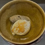 鮨駒 - ほうじ茶とアーモンドのアイス