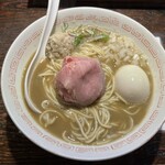 らぁめん小池 - 味玉濃厚ラーメンと味付き替え玉¥1370