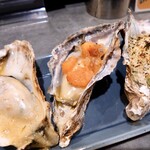 信濃町 牡蠣BASARA - 焼き牡蠣
