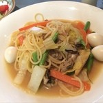 Toyama Jiyuukan - とやま自遊館のパスタランチ。牡蠣が入ってました(^O^)