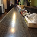 栗ちゃんラーメン - カウンター。