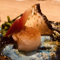恵比寿 逆月 - サワラの木の芽焼き