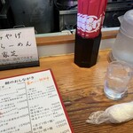 らーめん芝浜 - テーブルセット