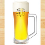 Draft beer (Kirin Ichiban Shibori)