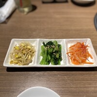 焼肉あきら - ナムル盛り合わせ