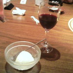 ワンカルビ - ゆずシャーベットと赤ワイン