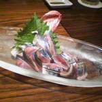 Kabu - 秋刀魚のカルパッチョ肝醤油ドレッシング