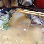 栗ちゃんラーメン - チャーシュー。