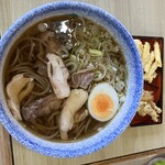 そば処 太郎亭 - 肉そば