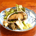 Homemade simmered abalone
