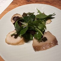 鉄板焼き あおやま - 鮑とキャビア