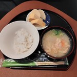 243212979 - 朝定食基本のセット(ご飯半分以下)※土曜日限定