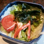 Shihou den - サラダ。ドレッシングが美味しかった！