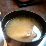 しほう田 - お味噌汁(お魚のアラかな！)