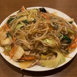 Seiryuu Manjusan Shan Hairamen - 五目あんかけ焼きそば(什錦炒麺)