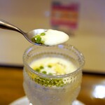 PRONTI VIA! ARRIBA! - キタアカリの冷製スープとグリーンピース