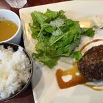 桜坊 - 特製照り焼きハンバーグ