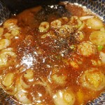 京都 麺屋たけ井 - ブラックペッパー　一味投入