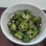 四日市ヒモノ食堂 - 刻みオクラ