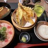米福 - ネギトロとろろの桶盛り丼定食　990円