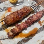 鳥茂 - こめかみ＆つくね