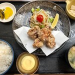 藤よし - 阿波尾鶏竜田揚げ定食