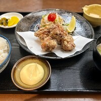 藤よし 堺駅前店 - 阿波尾鶏竜田揚げ定食