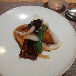 fu-fu shisen - 桜マスの甘酢ソース