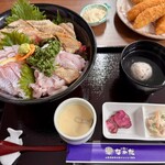 お魚のなかだ - のど黒づくし丼 4000円