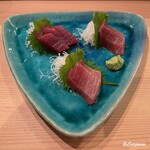 小料理屋 菜の花 - 近海まぐろ三種盛