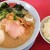 ラーメン山岡家 - 料理写真:ホタテ塩とんこつラーメン半ライスセット＋チャーシュー、味玉(クーポンで)