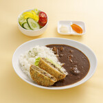 阿蘇高菜メンチカツカレーセット