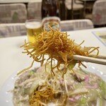 なるほど - 料理写真:細麺フライ麺カリカリ