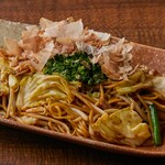 Street food style Yakisoba (stir-fried noodles)