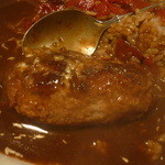 アルバトロス - ハンバーグカレー大盛（ハンバーグアップ）