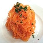ヌガ - 当店のアミューズで人気No.1のキャロット・ラペ。１度食べたら病みつきになりますよ。
