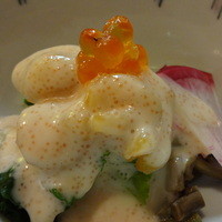 四季彩 - 揚げた赤カレイの明太マヨネーズあえ？