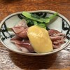 おうどん 蓬 - 春の風物詩・ホタルイカとわさび菜の酢味噌和え♥️