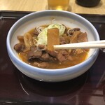 Yamada Udon - もつ煮込みにメンマ