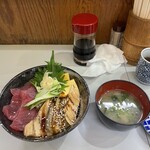 Oshokujidokoro Taneichi - 穴子 マグロ丼